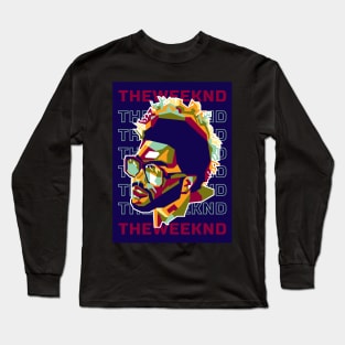 Abstract rapper musician in WPAP Long Sleeve T-Shirt